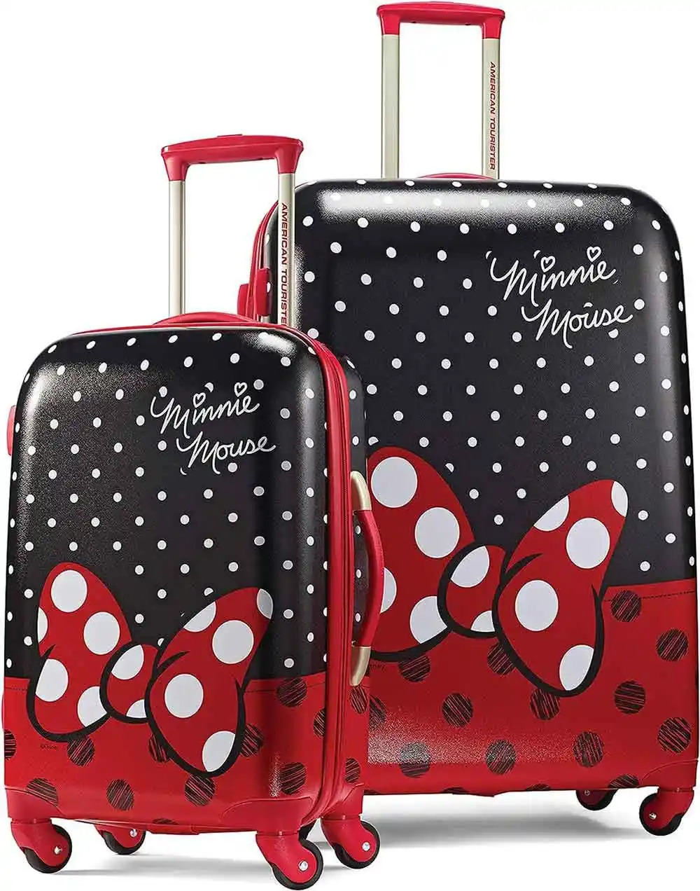 TOURISTER Kids' Disney Hardside Luggage with Spinner Wheels